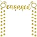 Engaged Banner Bunting Wedding ,Bridal Shower , Engagement Party Decoration Supplies, Favors(banner)
