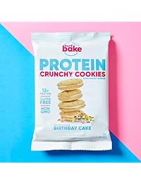Galletas crujientes de proteína - 0.42 oz de bocadillos de proteína de suero, sin gluten, sin OMG (8...