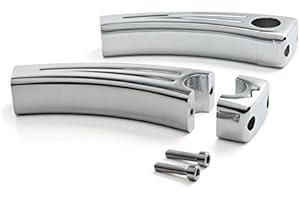 Krator 5.5" Chrome Motorcycle Handlebar Pullback Riser Compatible with Honda VT Shadow Ace Classic 500 700 750 1100