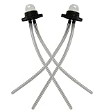 HIPA Pack Of 2 188-513 Primer Bulb With Fuel Line Hose For Poulan 530071835 530047213 Gas Saw