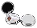 Round Silver Pill Box