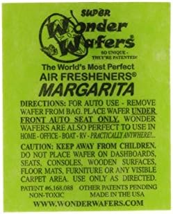 Wonder Wafers Air Fresheners 25ct. Individually Wrapped, Margarita Fragrance