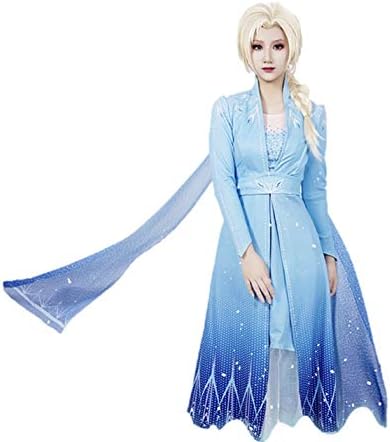 Amazon Hikari Cosplay 大人用 年最新作 アナと雪の女王2 エルサ ドレス コスチューム コスプレ 衣装 仮装 ハロウィン Halloween ディズニーランド ディズニーシー ディズニーハロウィン ディズニープリンセス レディース 女性用 成人用 M コスプレ 仮装 通販