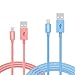 Aonear iPhone Cable, 10ft and 6ft Extra Long High Speed Sync Apple USB Data Charging Lightning Cable Cord for iPhone 6,6s, 6 plus,6s plus,iPhone 5 5s 5c 5E,iPad Air, iPod,iPad mini(pink& blue)