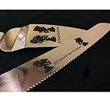 Personalized, Til Death do us part, Skeletons Cake Knife and Server Set