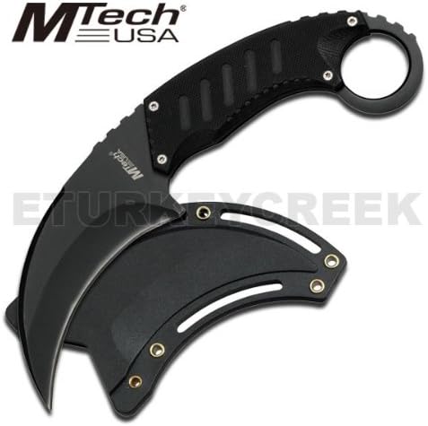 MT-665BK M Tech Karambit Style x5586kQv Tactical Neck Knife G-10 xRPgrisXT Handle Bk fjkio vbnjd34 ghjer46777 g789876bnmjk ghhui7wertvblk This tactical neck knife provides instant defense right around your neck! The karambit style blade is fzCdqk razor sharp with finger cut-outs, and all 420 stainelss steel. The 3.5? blade is razor sharp, and can CsHmg5oPjI be quickly accessed from the quick-release, impact-resistant sheath. 7.5" Overall in length with Black G-10 handle.