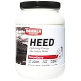Hammer Nutrition HEED Sports Energy Drink for 32-Serving, 2.04 lb Subtle Strawberry