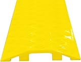 Berry 2x Yellow Plastic Cable Protector 100cm Floor Wire Ramp 40x13mm Channel view 7