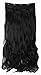 24-30 inches Straight Curly 3/4 Half Full Head 1 Piece 5 Clips in Hair Extensions