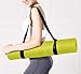 IUGA Eco Friendly Yoga Mat with Alignment Lines, Free Carry Strap, Non Slip TPE Yoga Mat for All Types of Yoga, Extra Large Exercise and Fitness Mat Size 72″X26″X1/4″thumb 3
