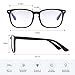 Shayin Blue Light Blocking Glasses Square Eyeglasses Frame Anti Blue Ray Computer Game Glasses