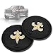 2 Pack 2.75 inch for New Orleans Saints Car Interior Accessories Anti Slip Cup Mat for All Vehicles (New Orleans Saints)