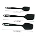 Silicone Spatula Set, 600ºF Heat-Resistant Slotted Spatulas, Flexible, Non-stick Rubber Spatula Baking Spatula Spoon Scraper