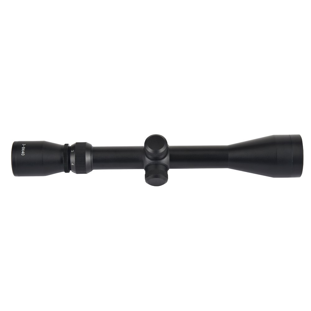 Stamo Riflescope Hunting Rifle Scope 3-9X 40mm Hunting Rifle Scope Sight Optics, Black