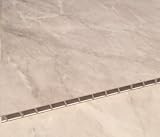DBS Light Grey Marble 1m x 2.4m Shower Wall Panels Bathroom PVC Cladding Wet view 7