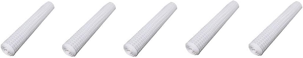 Resinet Barrier Fence SLM404850-WH Square Mesh Barrier Fence, 140 lb. Tensile Strength, 4' x 50', White (5)
