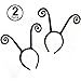 Tigerdoe Antenna Headband For Girls And Women - 2 Pack - Head Boppers - Butterfly Antenna Headband For Kids - Funny Headbands - Bug Antenna Headband