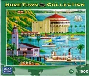 Mega Puzzles Hometown Collection Catalina 1000 Piece Puzzle