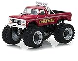 Greenlight 1:64 Kings of Crunch Series 2 - 1973 Ford F-250 Monster Truck Red - Krimson Krusher 49020-A