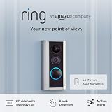Ring Peephole Camera Door View Cam 54–75 mm Thick Doors 1080p WiFi view 6