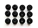 Monster 12-Piece Replacement Earbuds Eartips (Black, Medium)