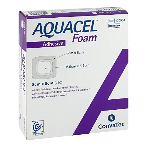 Aquacel Foam ADH 8cm x 8m Dressing x 10 - 378-1820