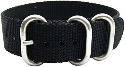 HNS Watch Bands - Choice of Color & Width (20mm, 22mm,24mm) - Ballistic RAF Nylon ZULO Straps