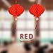 BATTIFE Paper Lanterns Chinese Biodegradable Lantern Bulk Assortment Romantic Night Blue Red and Other Mixed Colors for Party Sea Beach Vacation Holiday 10 Pack