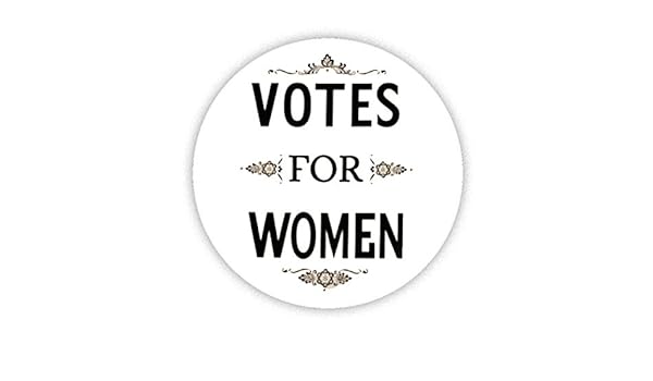 Votos para las mujeres impreso imán para nevera botón redondo ...