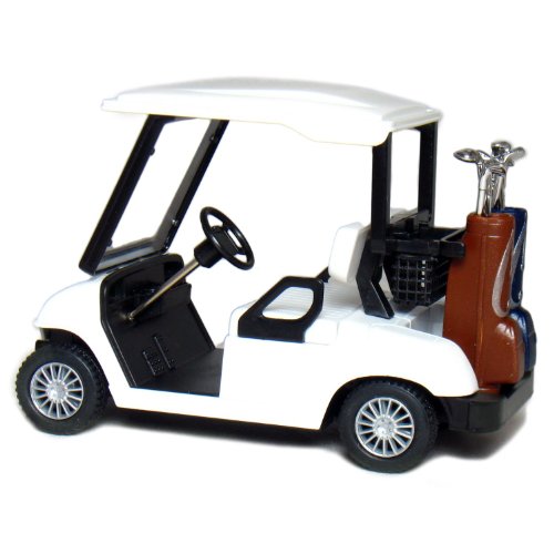 Kinsmart Golf Cart Miniature Replica Diecast 125 Scale with 2 sets of