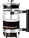 French Coffee Press (Chrome) - 34 oz Espresso and Tea Maker with Triple Filters, Stainless Steel Plunger and Heat Resistant Glass