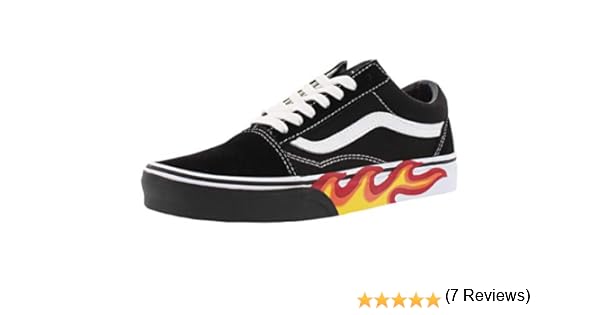 vans flame cut out