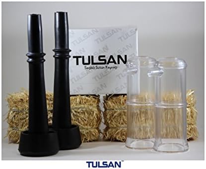 Rubber Goat Liner/Inflation WITH shells for portable milking machine By Tulsan (2 Pcs Each) …