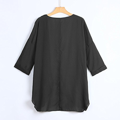 HTDBKDBK Kimono Cardigan for Women Loose Solid Sheer Chiffon Loose Kimono Cardigan Capes Bikini Swimwear Beach Black