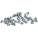 TCH Hardware 100 Pack Steel 4 Prong T Nuts 10-32 x 5/16