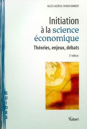 Initiation à la science économique