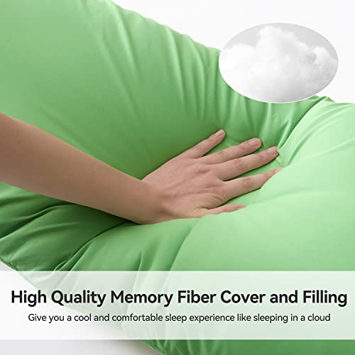 BEDDINGOLOGY Body Pillow with Cover 20x54 Quilted Full Body