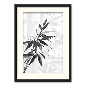 Black Paper Framed Canvas Wall Art...