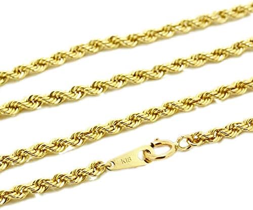 K18 ロープ ネックレス ショップ チェーン 地金 45cm 18金 18k 重ねづけ 重ね着け ゴールド K18 ロープ ネックレス ショップ チェーン 地金 45cm 18金 18k 重ねづけ 重ね着け ゴールド