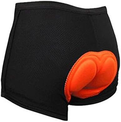 Vkospy Men/Women Silicone Sponge Breathable Padded Bicycle Cycling Underwear Shorts