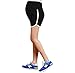 YeeSure Maternity Mini Yoga Shorts YF09 Elastic Adjustable Waist for Pregnancy (XL, Black)