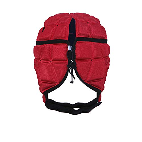 Rugby Helmet Soccer Scrum Cap Head Protector Soft Protective Gear, Sports Rugby Roller Hat Goalkeeper Helmet,Two Sizes for 3-5 Years Old, 6-11 Years Old Children