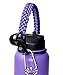 WaterFit Paracord Handle - Paracord Carrier Survival Strap Cord with Safety Ring and Carabiner Compatible with Hydro Flask Wide Mouth Water Bottles 12oz - 64 oz