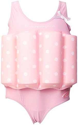 Fanxy Floating Swimwear Float Swimsuit with Adjustable Buoyancy for 1-9 years Baby Girl - Pink (98 - Height: 82-88cm (=2 year))