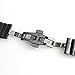 KADES Solid Stainless Steel iWatch Band Link Bracelet for 38mm Apple Watch Sport Edition (1st Generation, Black)