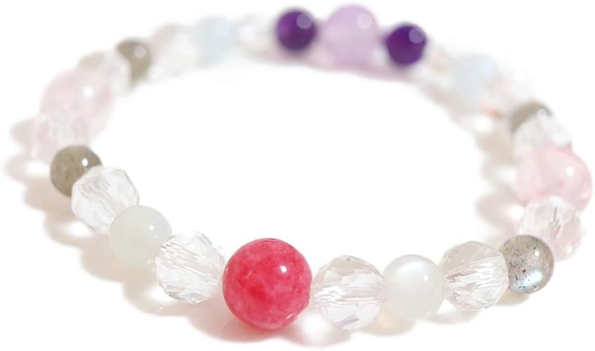 Amazon 結婚ブレス 女性が持つ感情の起伏を抑えとされるムーンストーンと恋愛成就を強力にサポートするインカローズを組み合わせ たパワーストーンブレスです 恋愛に臆病になってる 過去を引きずっている 新しい出逢いが欲しいあなたをサポートする為に組み合わせ