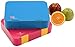 WonderEsque - Bento Lunch Box For Adults and Kids - Leak Proof Lunch Container - 4 Compartments – Non-Toxic BPA-Free Materials - Microwave-Safe Inner-Tray – Weight 1.2 LB (DARK BLUE)