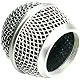 Performance Plus SM58 Style Brushed Nickel OEM Replacement Microphone Grille Pack of 4 (M58S-4)
