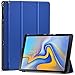 Ztotop Case for Samsung Galaxy Tab A 10.5 Inch 2018, Smart Cover Slim Trifold Stand Case with Auto Wake/Sleep for Samsung Galaxy Tab A 10.5 Tablet, Blue