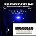 Car USB Atmosphere Light - WENTS 7PCS Car USB Lighting Universal Mini USB LED Wireless Car Interior Lighting Neon Lights for Car (7 colour)
